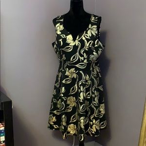 Black and silver social dress